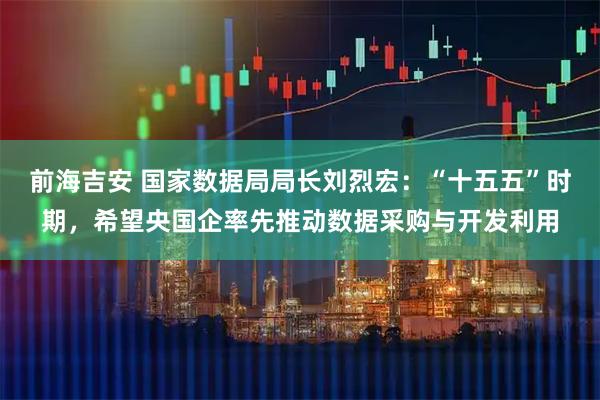 前海吉安 国家数据局局长刘烈宏：“十五五”时期，希望央国企率先推动数据采购与开发利用
